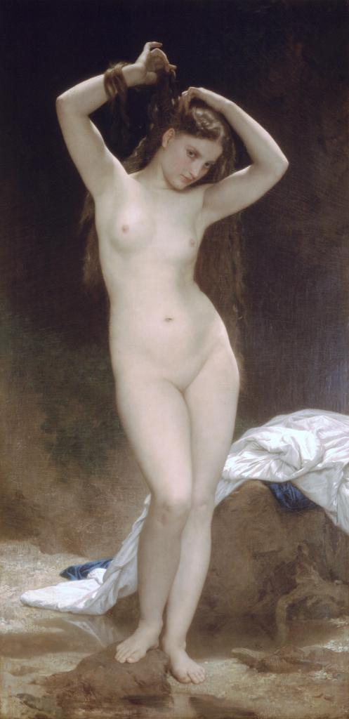 William Adolphe Bouguereau %281825 1905%29   Bather %281870%29